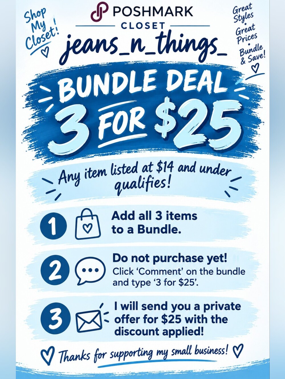 3 For $25 Promo